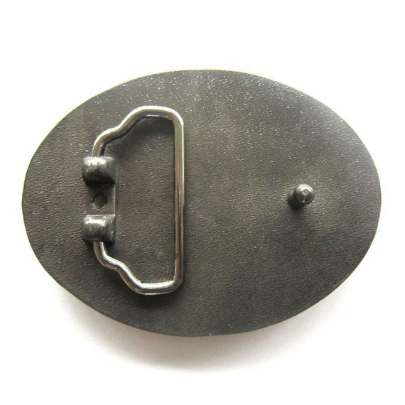 Large Rattlesnake Belt Buckle Scary 
