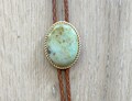 Southwestern Turquoise Flecked Bolo Tie - Gifts for Him Cabochon Indian Leather Cowboy Necktie Accessories Mens Necklace Leather Cord Lariat