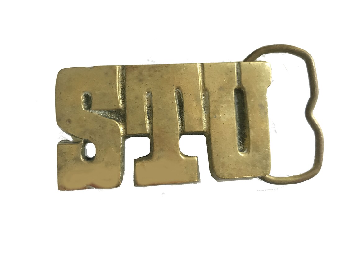 Vintage STU Name Gürtelschnalle westlichen Stil massive | Etsy