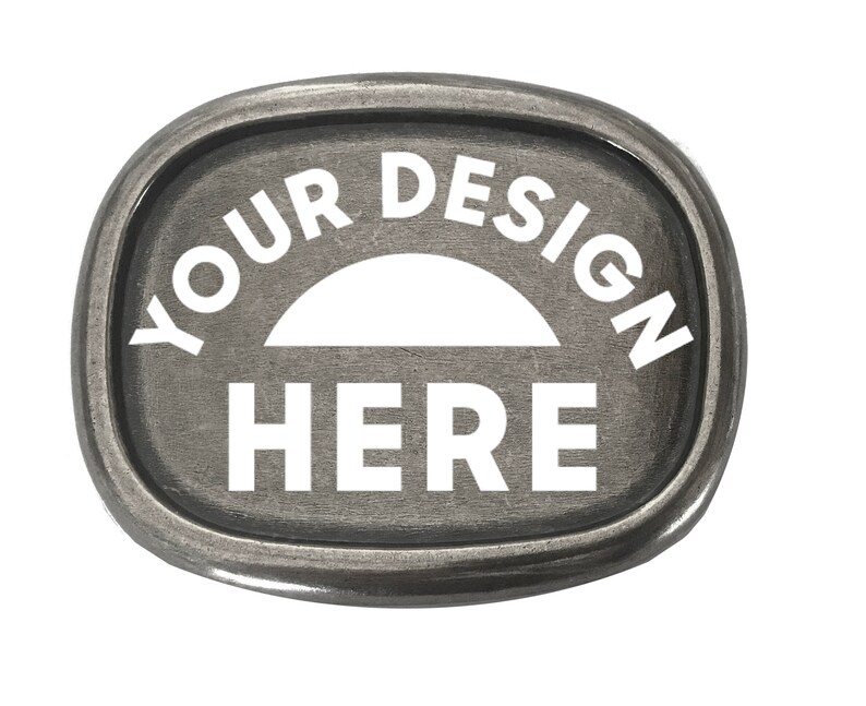 CUSTOM Made Belt Buckle Design Your Own Personalized Photo Etsy