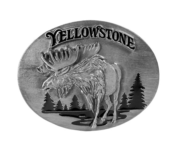 moose belt buckle