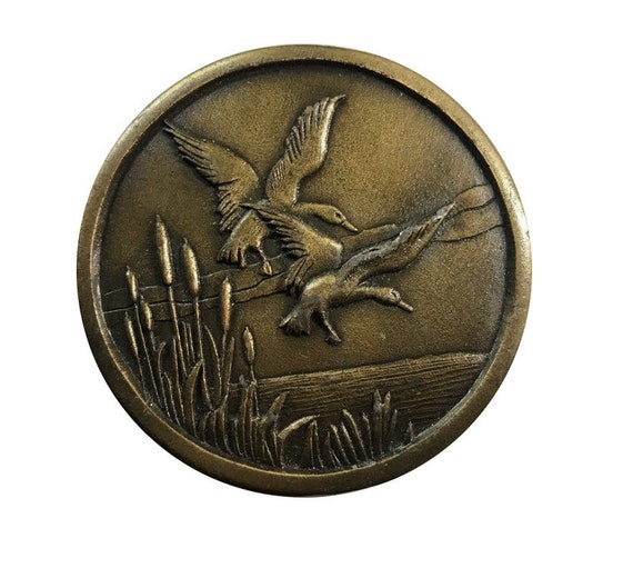 duck hunting belt buckle