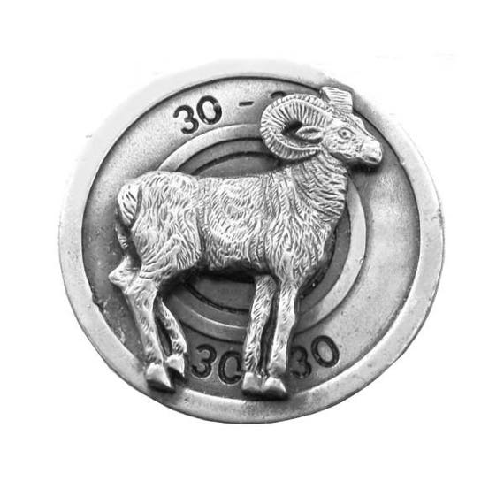 goat belt buckle