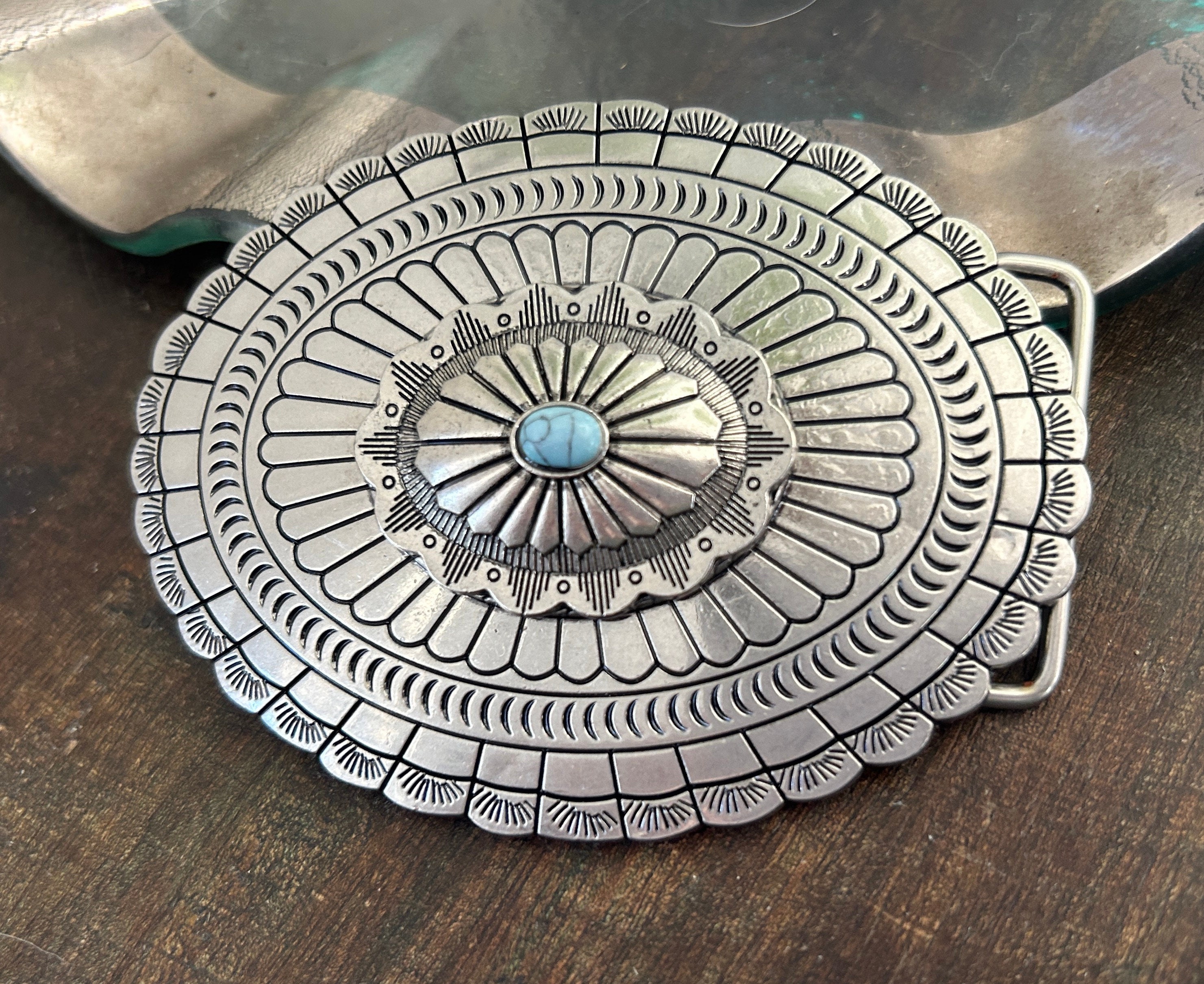 Vintage Western Concho Belt - Etsy