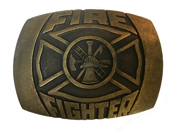 firefighter belt buckle