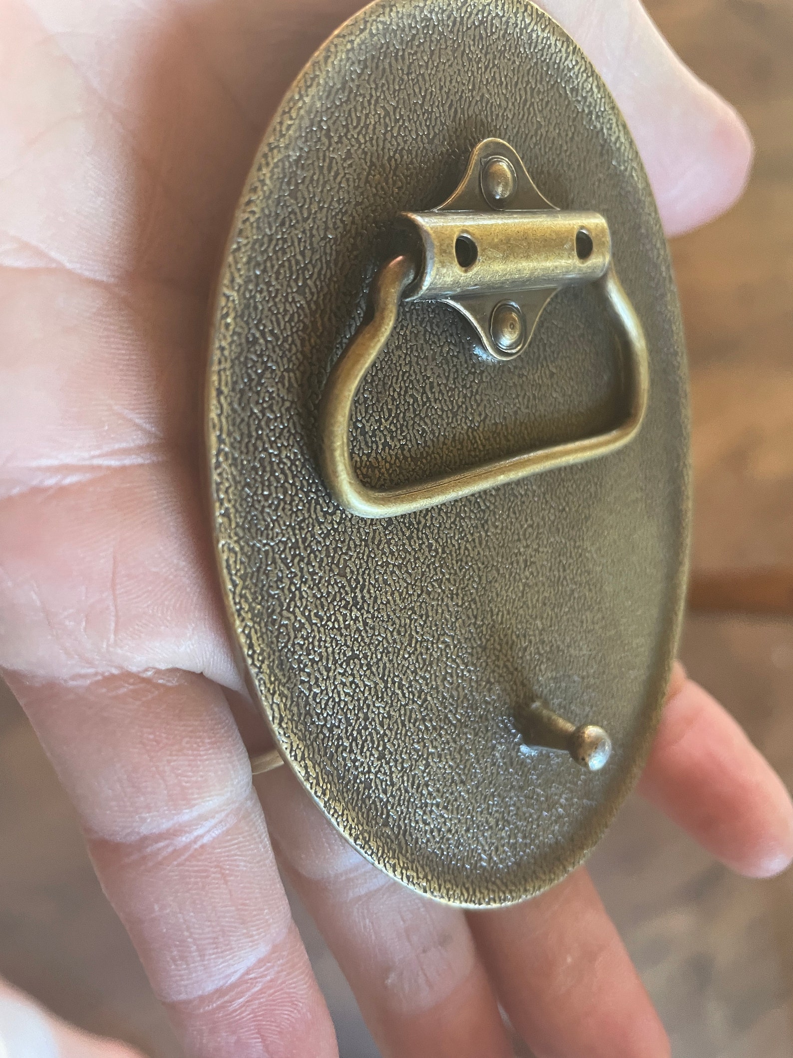 Vintage Large Brass Pig Belt Buckle Running Wild Boar Etsy