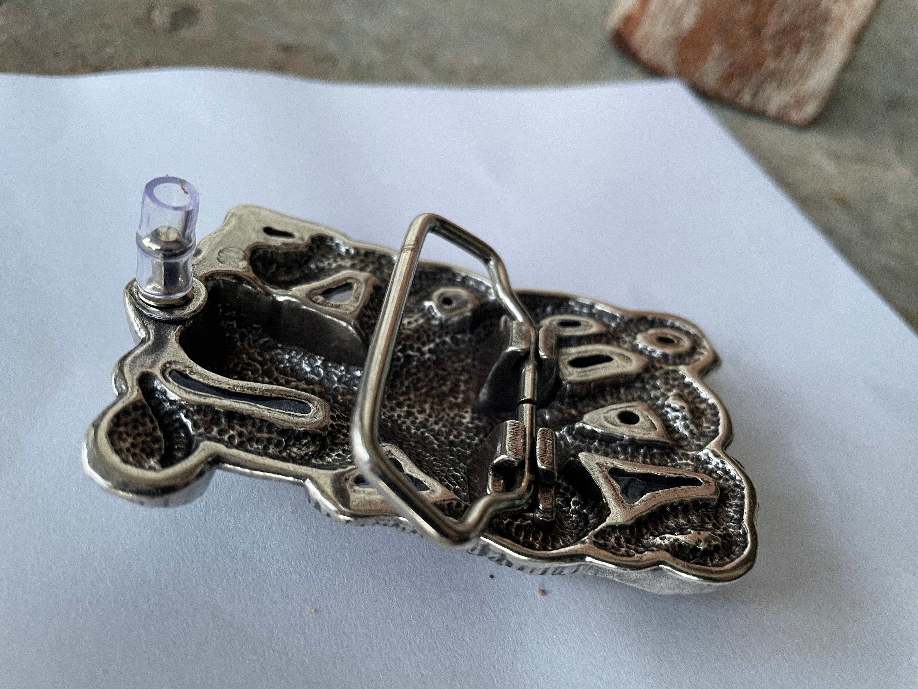 【アンティーク】ベルト用シルバーバックルMan in the Maze TORY LEATHER 【 トリーレザー 】Antique Silver Buckle Set