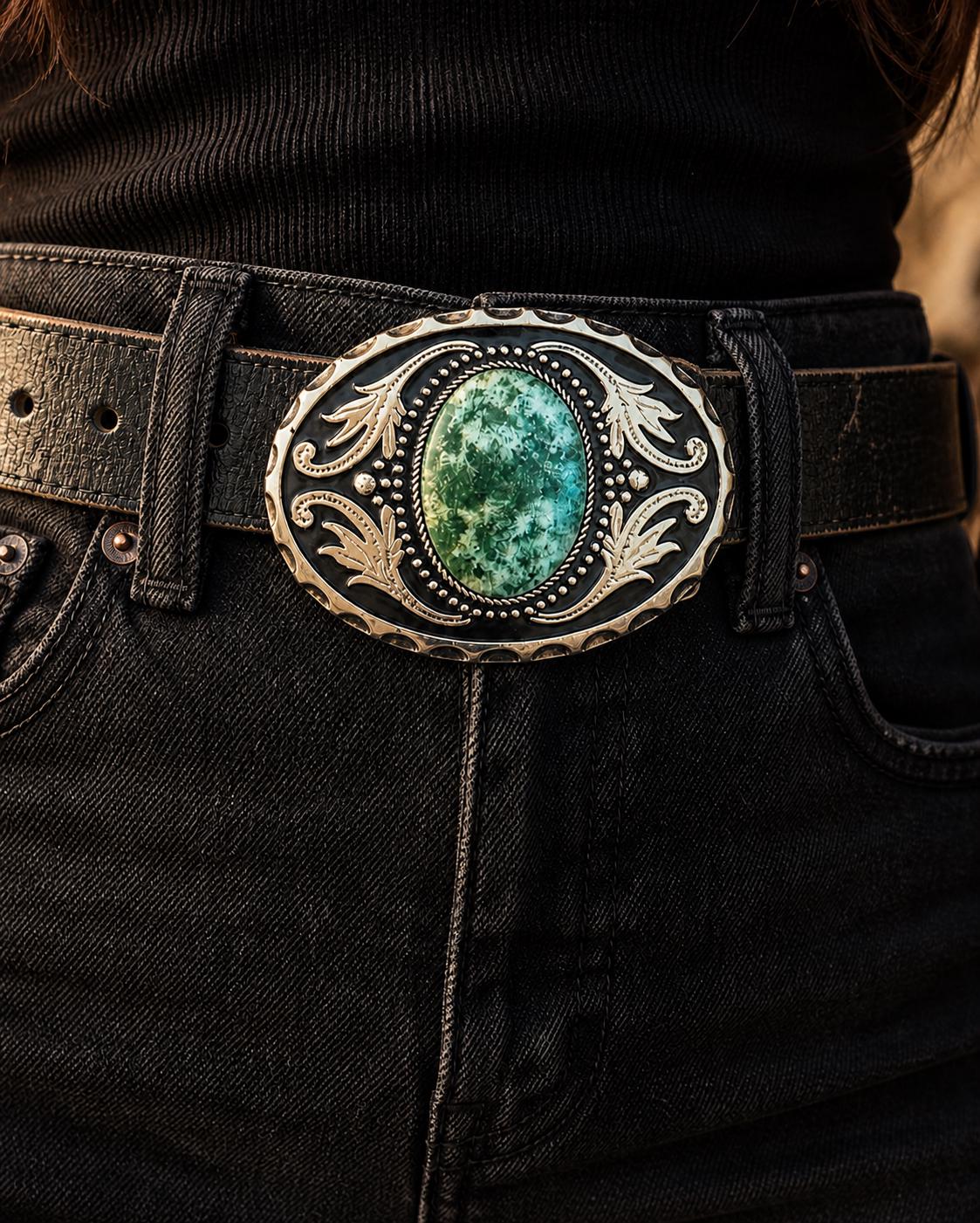 Agate Belt Buckle - Etsy UK display picture 2