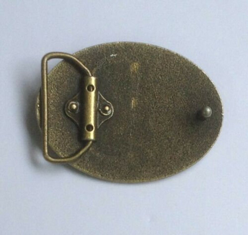 Vintage Large Brass Wild Boar Belt Buckle Pig Hunting Etsy