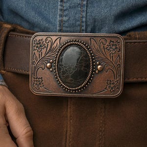 Vintage Statement Belt with Copper Back Vintage Copper Belt - Etsy main image 3