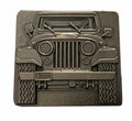 Vintage jeep wrangler belt buckle - s - for him - boyfriend - dad - father - car lover - parts 1970s - grill bumper convertible