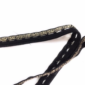 GOLD LUREX STRETCH BORTE S1