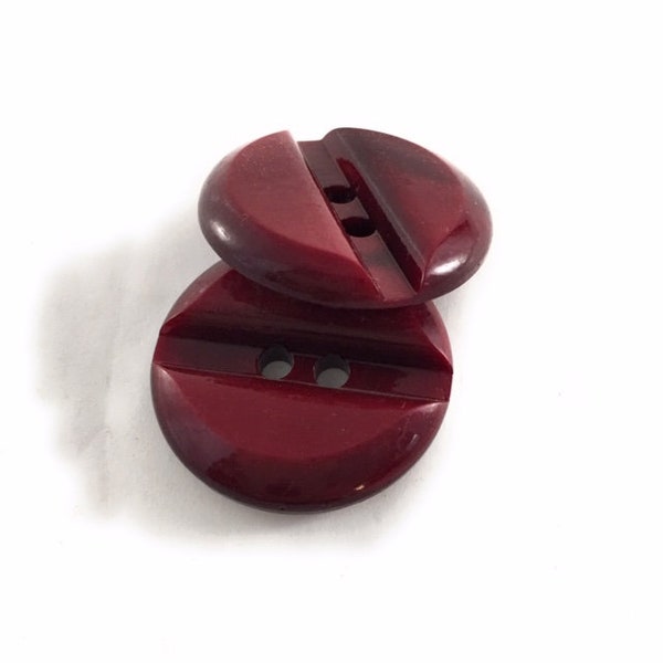 CRIMSON LACQUERED WOOD    Button           D4-5