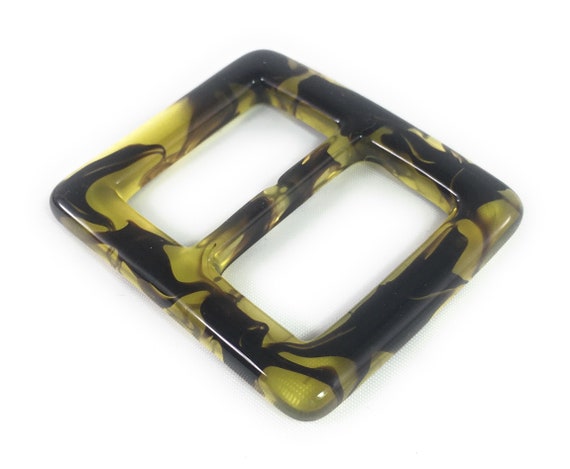 RESIN TORTOISE SLIDE Buckle Belt Handbag Accessory Craft Supply