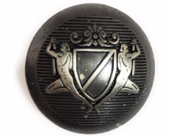 Botones con escudo Art Déco B17