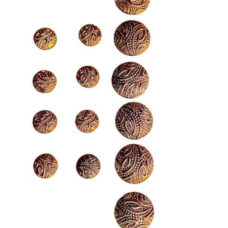 Embossed Buttons - Etsy