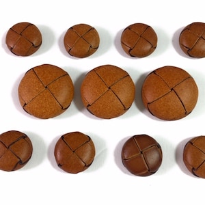 HONEY LEATHER BLAZER Buttons      E2