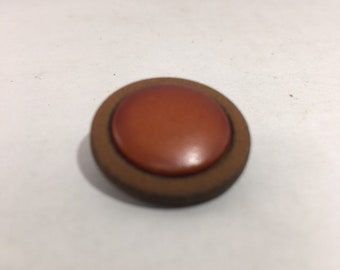 Botones de cuero bicolor E2