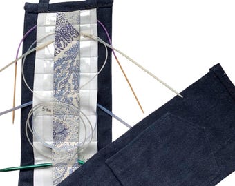 CIRCULAR NEEDLE HANGING Denim Organizer