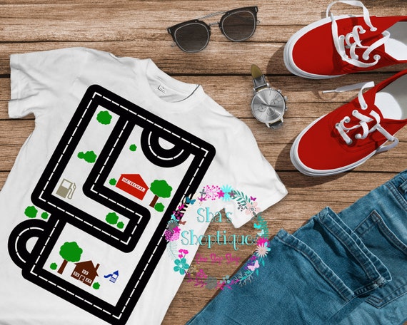 Dad Road Map Shirt Cars - Etsy