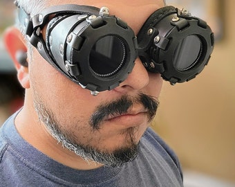 Steampunk / Dieselpunk Leather Goggles