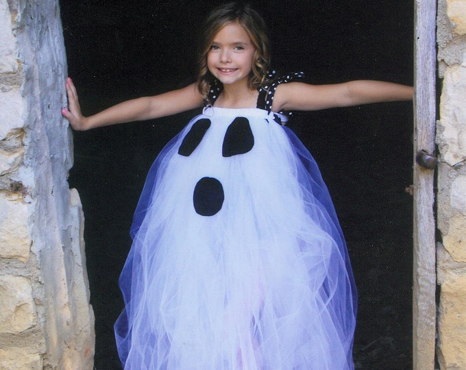 Ghost Tutu Dress Halloween Costume: Preemie Big Girl Sizes - Etsy