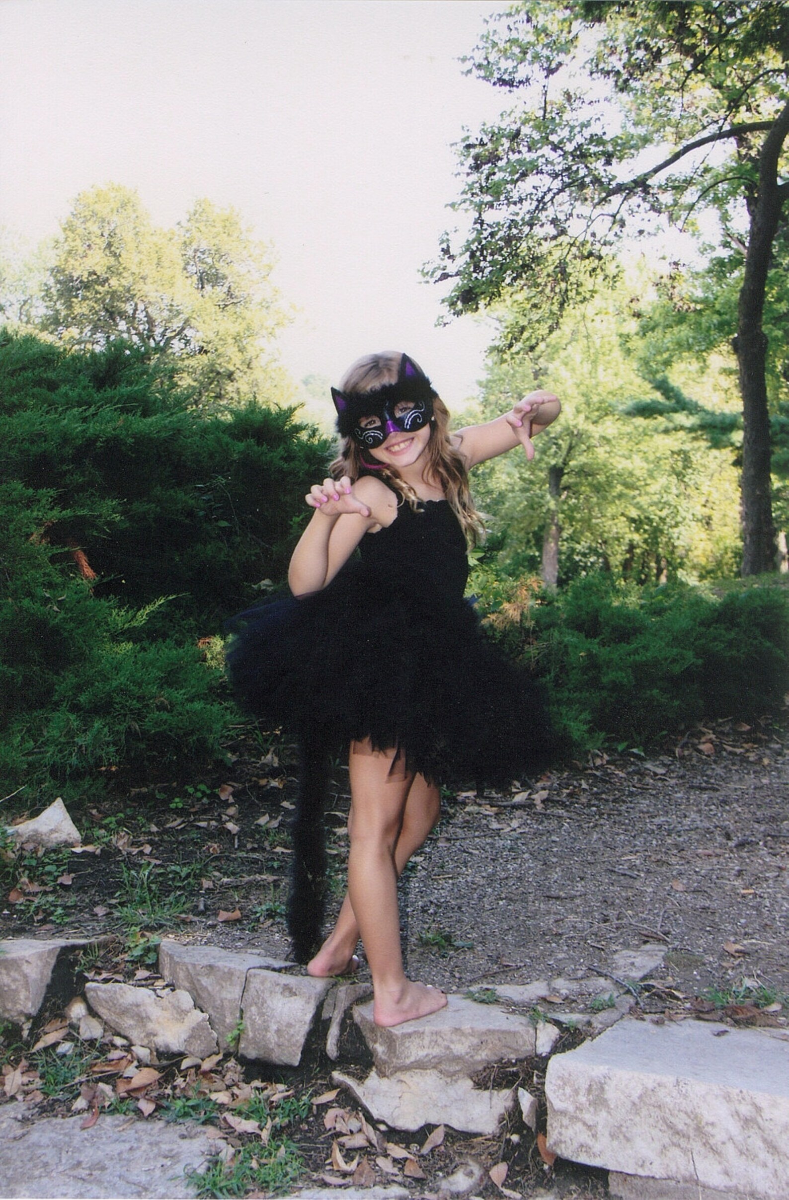 Cat Tutu Halloween Costume Preemie big girl sizes Black Etsy