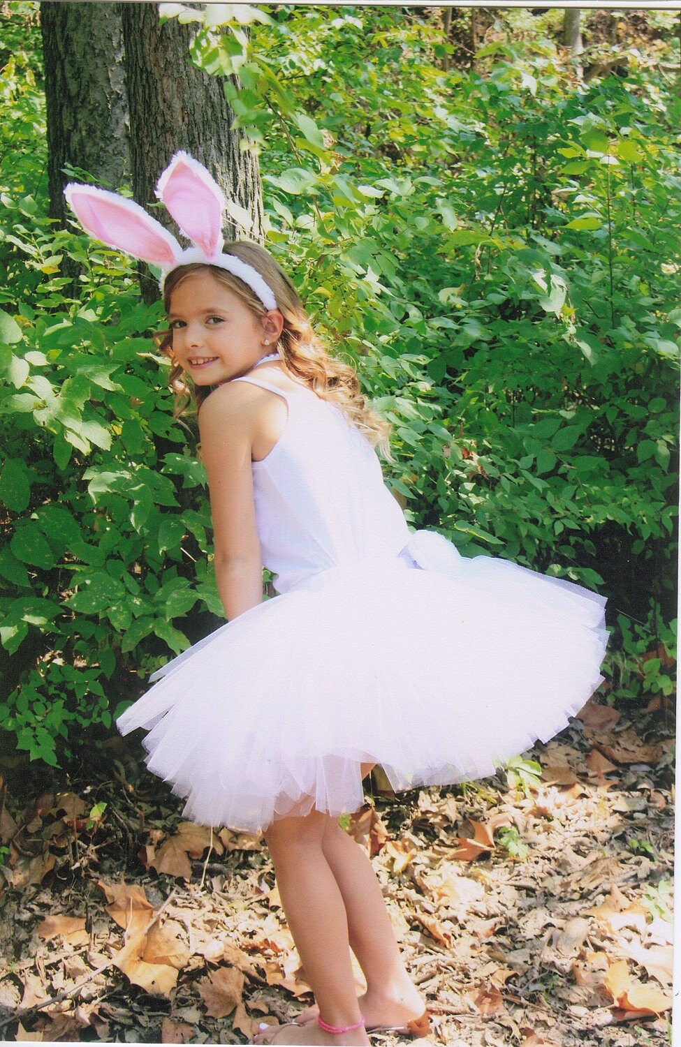 White Bunny Rabbit Tutu Halloween Costume Preemie big girl Etsy