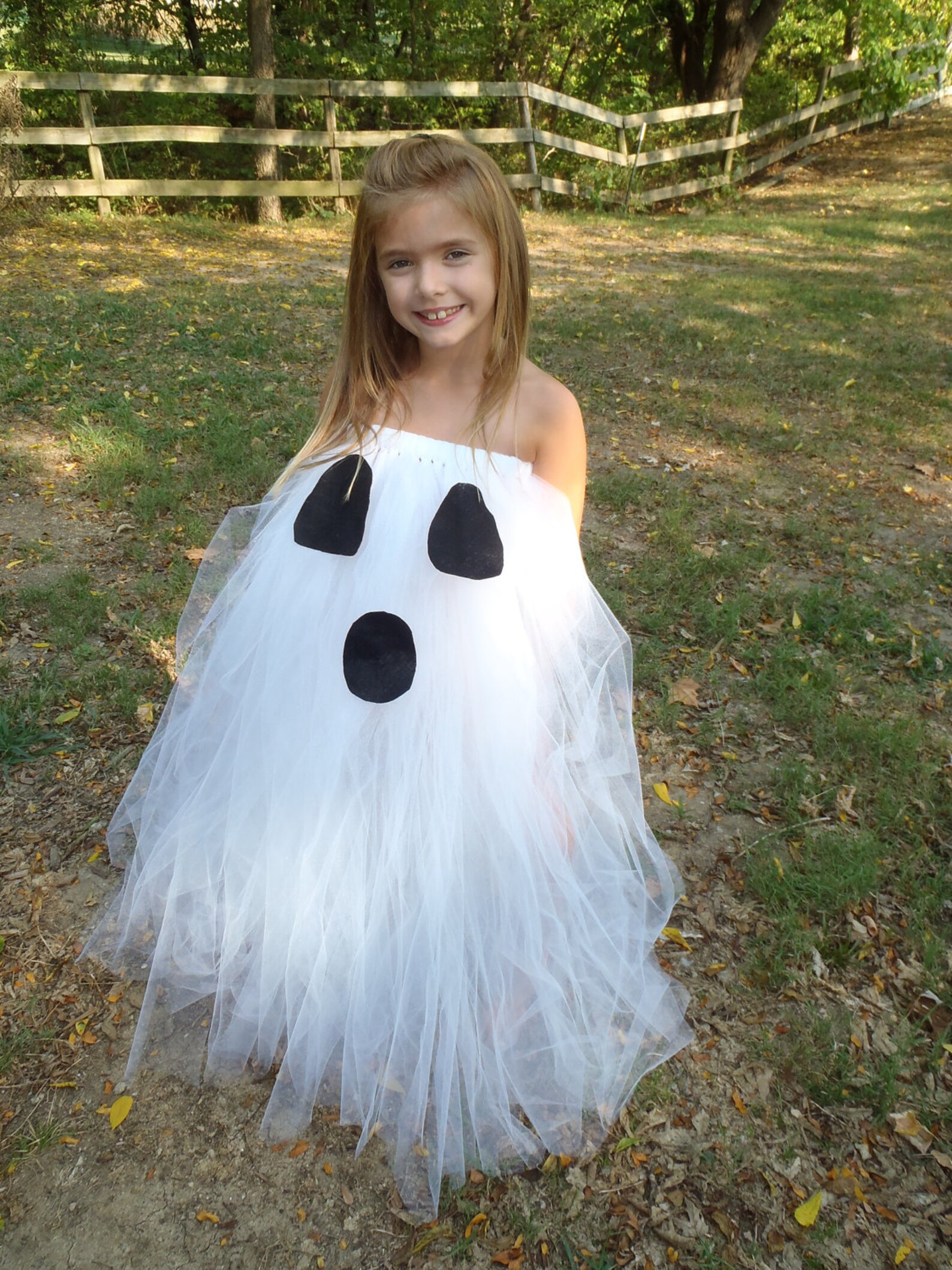 Ghost Tutu Dress Halloween Costume Preemie Big Girl Sizes Etsy