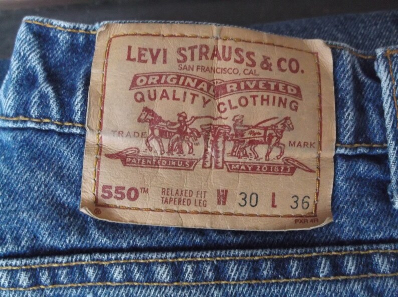 vintage levi 550s