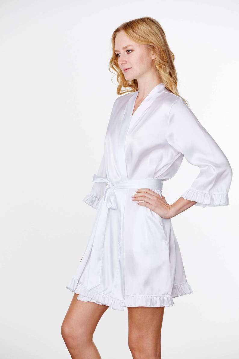 robe with ruffles