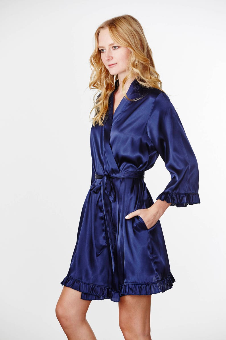 robe with ruffles