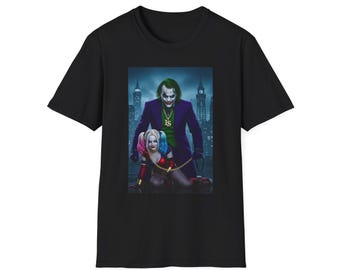 Joker & Harley Quinn Swinger Lifestyle Cotton T-Shirt