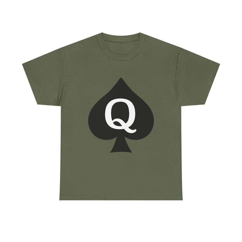 Vintage Queen of Spades Unisex Heavy Cotton Tee, Hotwife Shirt, Gift for QoS, Cool Graphic Tee, Casual Wear, Fun Tee image 6