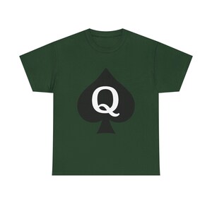 Vintage Queen of Spades Unisex Heavy Cotton Tee, Hotwife Shirt, Gift for QoS, Cool Graphic Tee, Casual Wear, Fun Tee image 7
