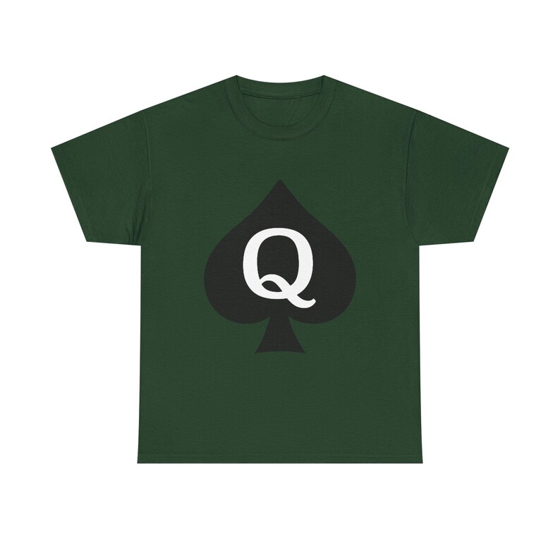 Vintage Queen of Spades Unisex Heavy Cotton Tee, Hotwife Shirt, Gift for QoS, Cool Graphic Tee, Casual Wear, Fun Tee image 7