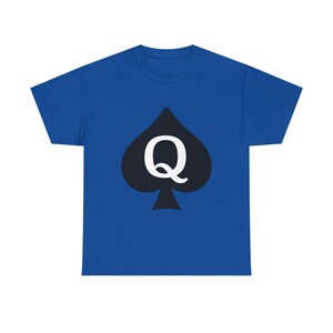 Vintage Queen of Spades Unisex Heavy Cotton Tee, Hotwife Shirt, Gift for QoS, Cool Graphic Tee, Casual Wear, Fun Tee image 10