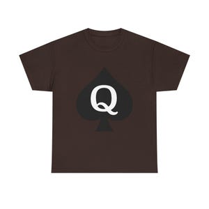 Vintage Queen of Spades Unisex Heavy Cotton Tee, Hotwife Shirt, Gift for QoS, Cool Graphic Tee, Casual Wear, Fun Tee image 5