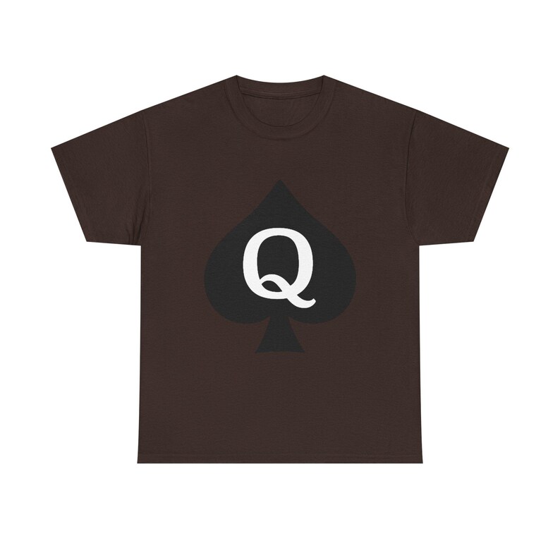 Vintage Queen of Spades Unisex Heavy Cotton Tee, Hotwife Shirt, Gift for QoS, Cool Graphic Tee, Casual Wear, Fun Tee image 5