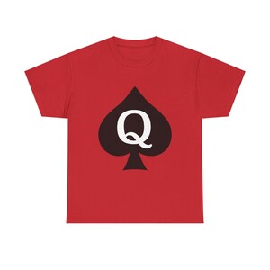 Vintage Queen of Spades Unisex Heavy Cotton Tee, Hotwife Shirt, Gift for QoS, Cool Graphic Tee, Casual Wear, Fun Tee image 14