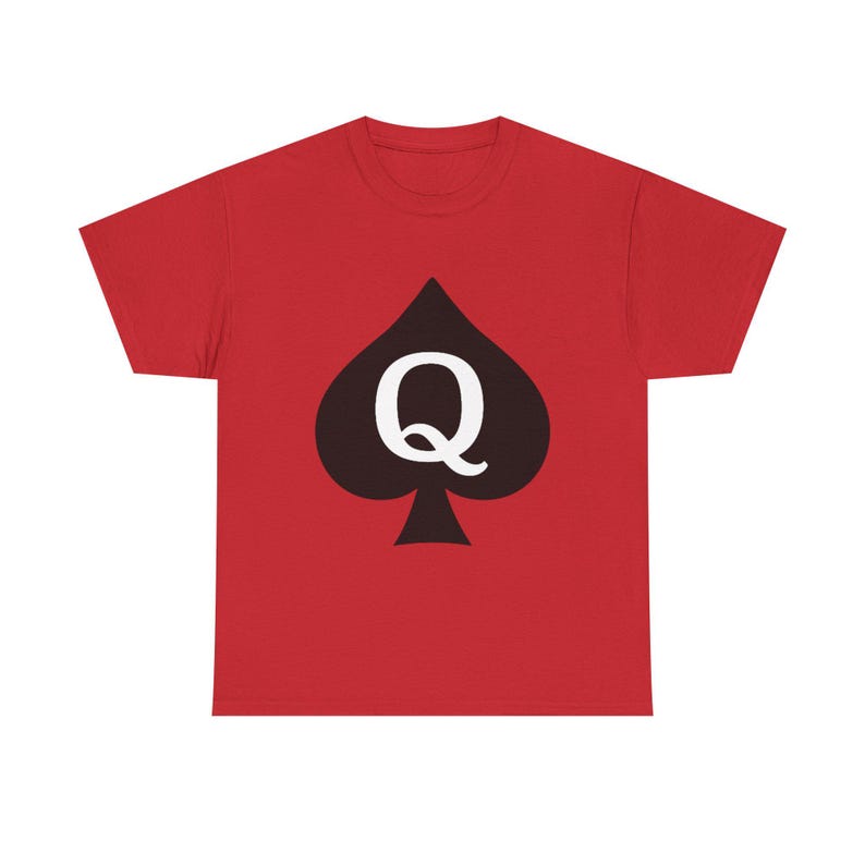 Vintage Queen of Spades Unisex Heavy Cotton Tee, Hotwife Shirt, Gift for QoS, Cool Graphic Tee, Casual Wear, Fun Tee image 14