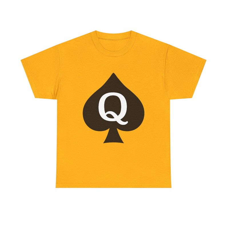 Vintage Queen of Spades Unisex Heavy Cotton Tee, Hotwife Shirt, Gift for QoS, Cool Graphic Tee, Casual Wear, Fun Tee image 3