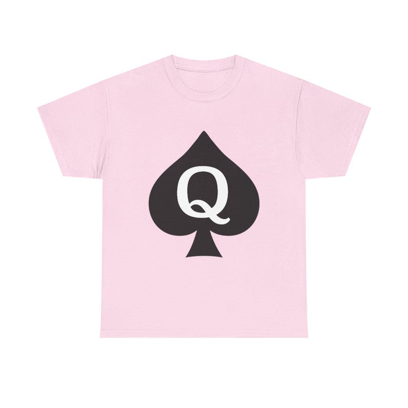 Vintage Queen of Spades Unisex Heavy Cotton Tee, Hotwife Shirt, Gift for QoS, Cool Graphic Tee, Casual Wear, Fun Tee image 13
