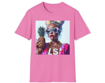 Swinger Lifestyle Woman's T-Shirt: Fun Pineapple Party Tee