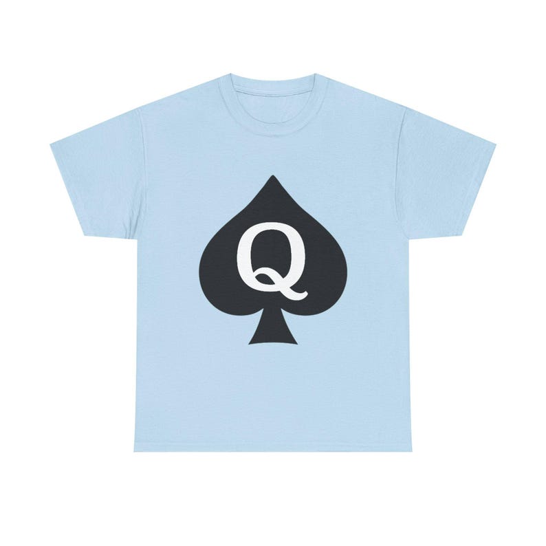 Vintage Queen of Spades Unisex Heavy Cotton Tee, Hotwife Shirt, Gift for QoS, Cool Graphic Tee, Casual Wear, Fun Tee image 8