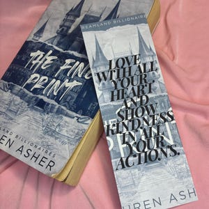 The Fine Print Quote Card Bookmark | Lauren Asher | Rowan Kane | Dreamland Billionaires