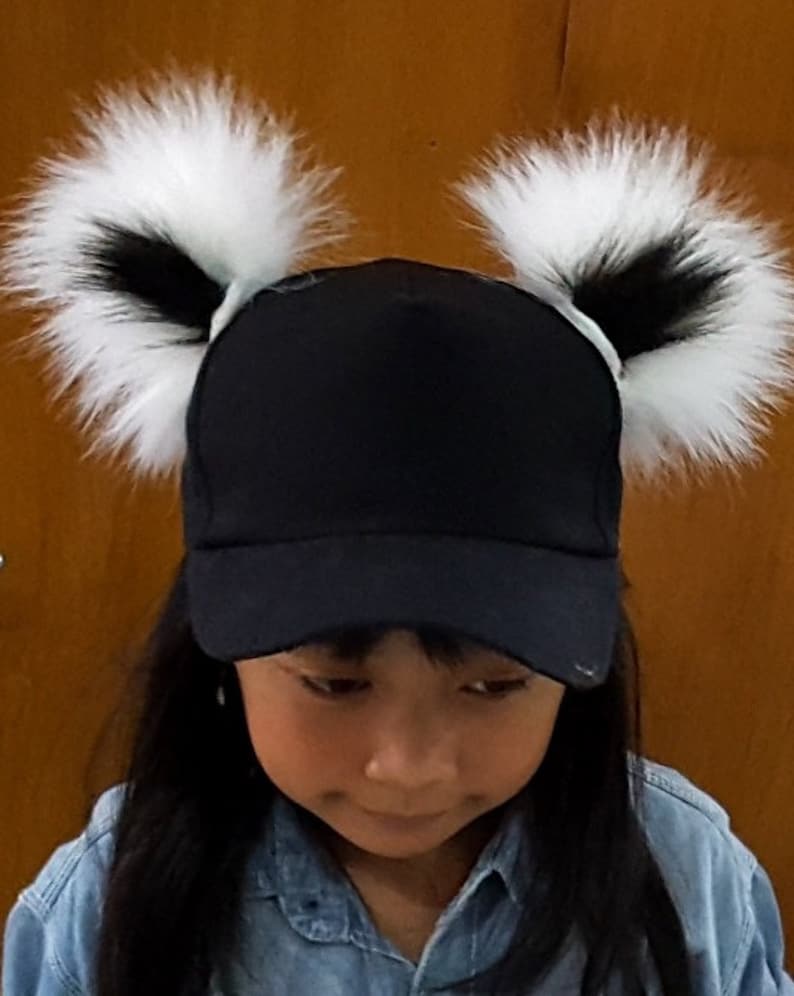 Magnetic black & white ears image 2