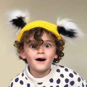 Magnetic black & white ears