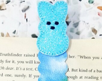 Easter Peeps cute magnetic bookmark kawaii bookmarks for girls, marshmallow bunny Easter bookmark for boys, Easter basket stuffers for kids