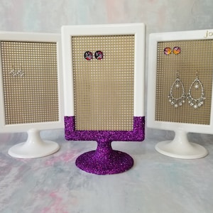 earring holder for studs, jewelry organizer, personalized Valentines Day gifts for girlfriend, tween girl gifts, teenage girl room decor